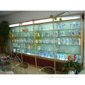 Beautiful Cosmetic Display Case, Cosmetic Product Display Stands, Modern Glass Shelves